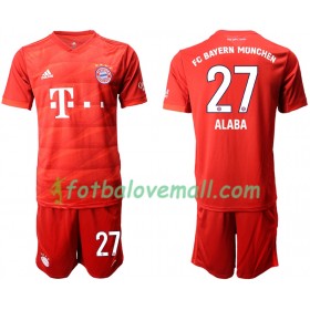 Levné FC Bayern Mnichov ALABA 27 Dětské Domácí Fotbalové dresy 2019/20 Krátký Rukáv